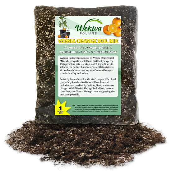 Vernia Orange Tree Growing Soil Mix – Custom Soil Blend – Potting Mix for Vernia Orange Trees – Specially Developed by and for Professional Nursery Growers - Nutrient-Rich Formula