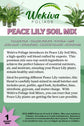 Peace Lily Growing Soil Mix – Custom Soil Blend – Potting Mix for Peace Lily Plants – Specially Developed by and for Professional Nursery Growers - Nutrient-Rich Formula