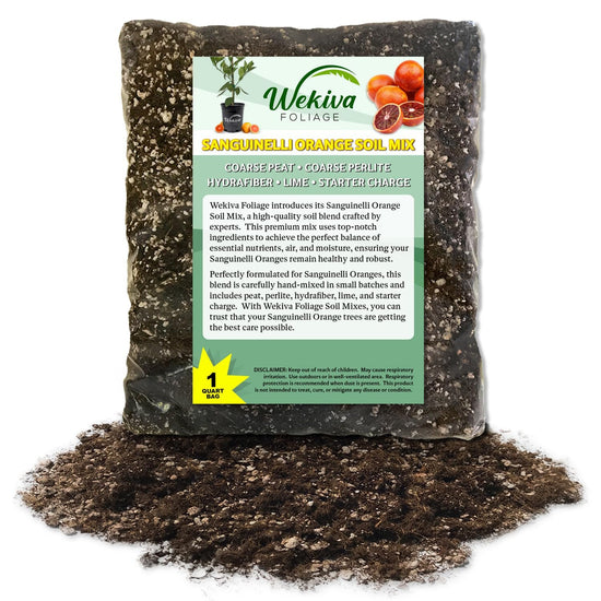 Sanguinelli Orange Tree Growing Soil Mix – Custom Soil Blend – Potting Mix for Sanguinelli Orange Trees – Developed by and for Professional Nursery Growers - Nutrient-Rich Formula